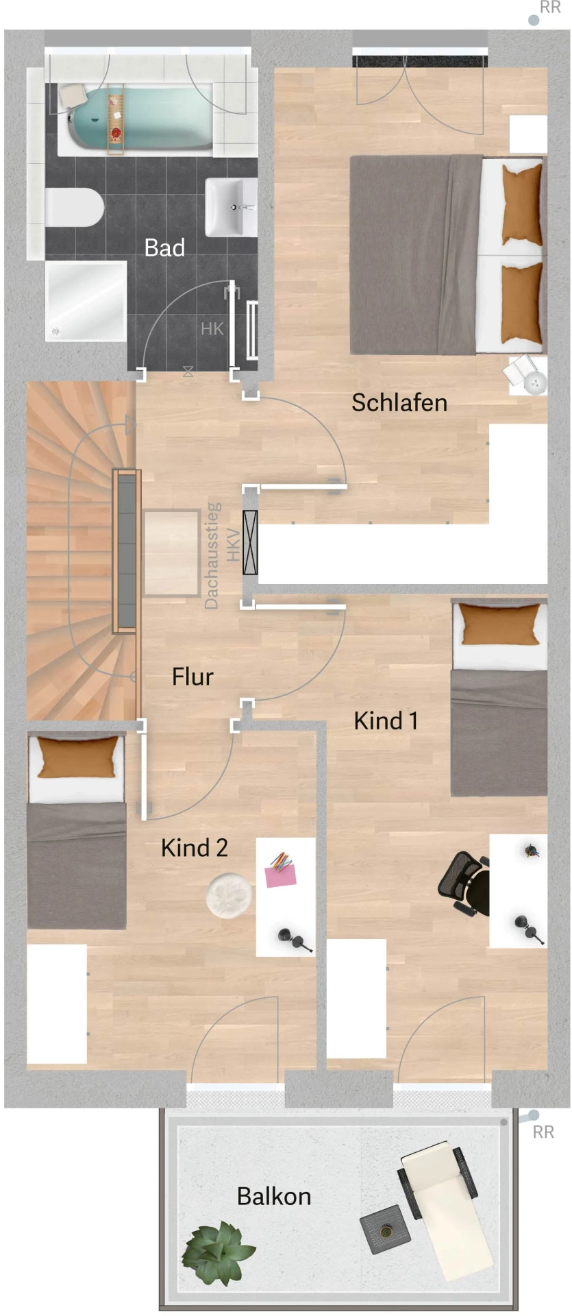 Grundriss Variante A01 – Untergeschoss