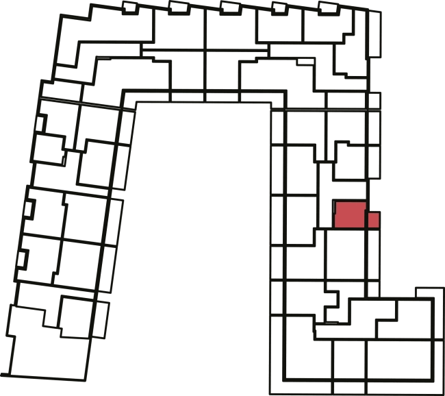 Lage der Wohnung 5.0.167 im Gebäude