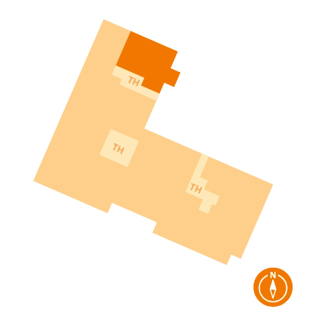 Lage der Wohnung 43 im Gebäude