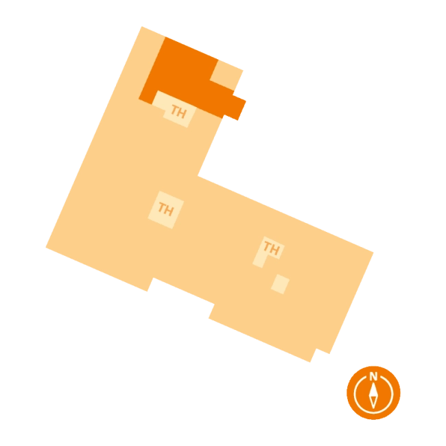 Lage der Wohnung 45 im Gebäude