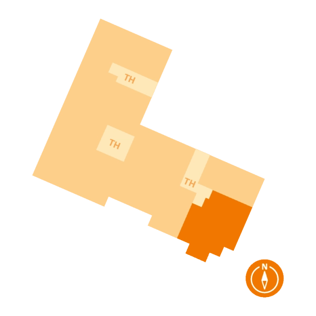 Lage der Wohnung 6b im Gebäude