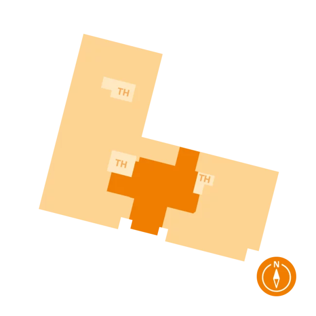 Lage der Wohnung 79 im Gebäude