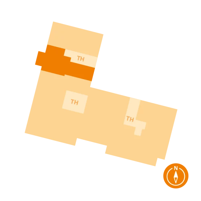 Lage der Wohnung 85b im Gebäude
