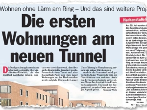 Ausschnitt TZ Artikel Heckenstallerstraße